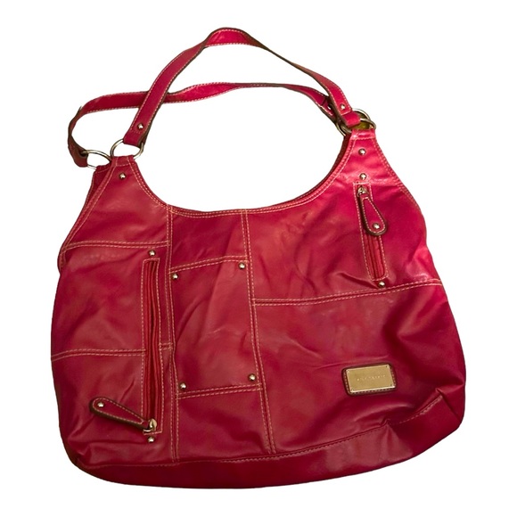 Harve Benard Handbags - Large pinkish red Harve Benard bag in excellent condition.